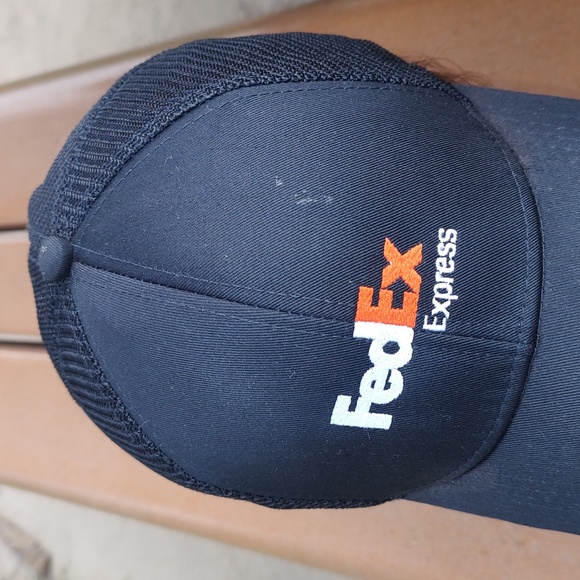 FedEx Express Hat Adjustable Cap FedEx Cap Dark Navy - Picture 2 of 11
